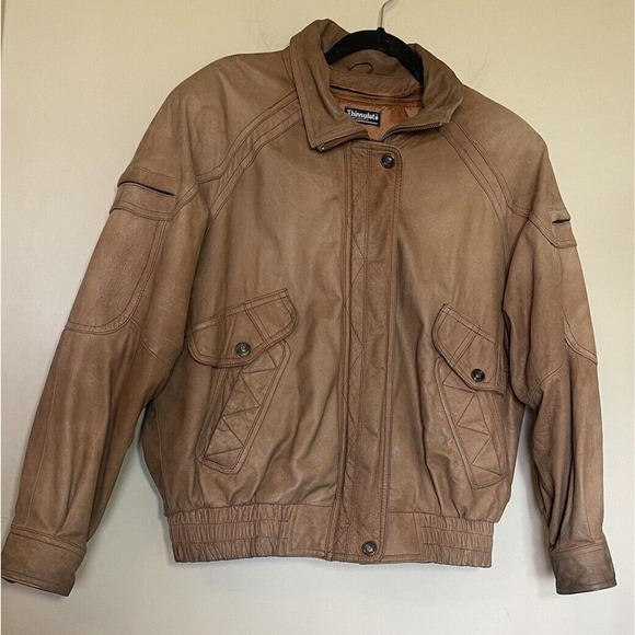 Adventure Bound Other - adventure bound leather jacket 3m Thinsulate Pilot Bomber Size Medium